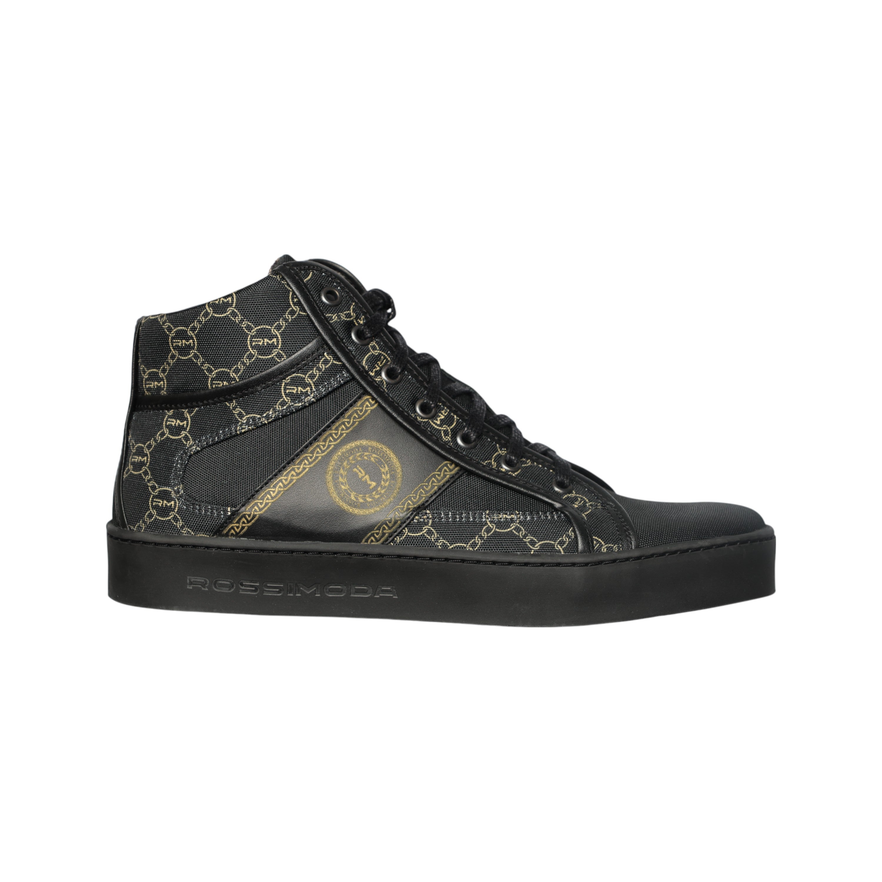 Rossimoda Sneaker Lux Brocade Luigi Black